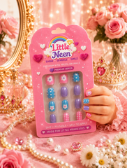 Blossom Pop Press-On Nails for Little Princess