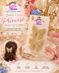 Golden Butterfly Hair Clips for Little Happiness