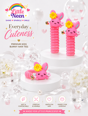 Blossom Bunny Hair Ties for Little Princess