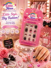 Butterfly Charm Press-On Nails for Little Princess